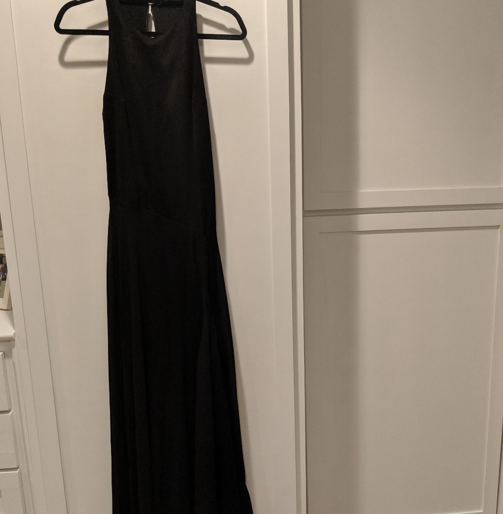 Long black Maje dress